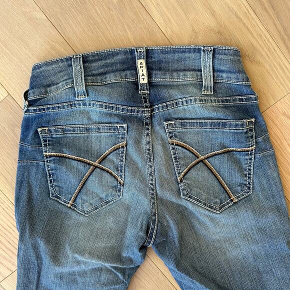 Ariat Women's R.E.A.L. Perfect Rise Stretch Rosa Boot Cut Jeans Size 27 - Picture 3 of 9